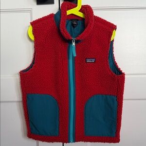 Patagonia Retro-X Vest Red Turquoise